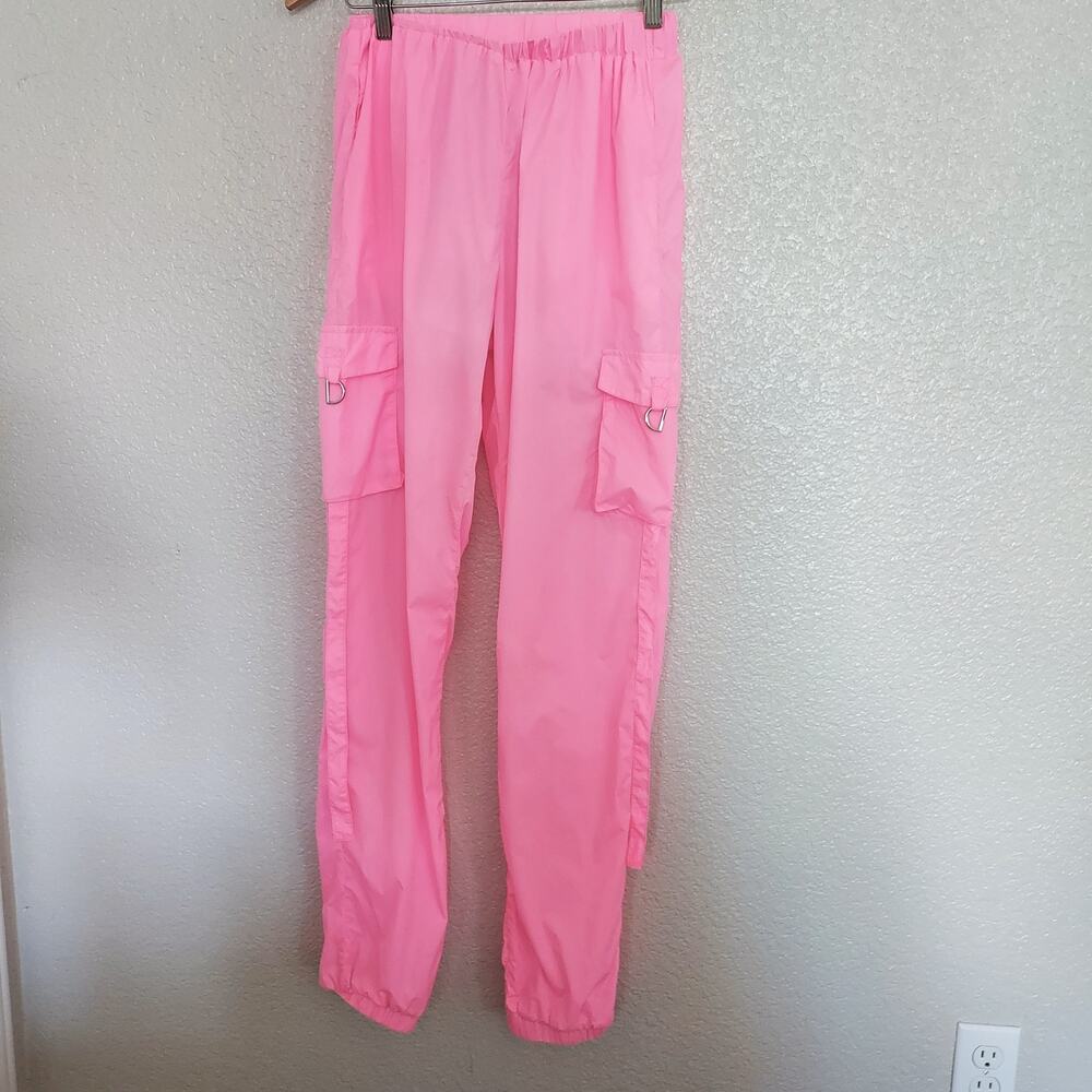 Hot & Delicious Neon Pink Pull-On Joggers Size Medium